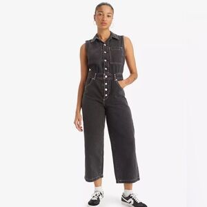 Levi’s Sleeveless Denim Jumpsuit in color Thank You Very Little L